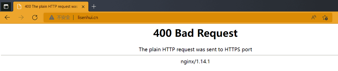 400 Error Page